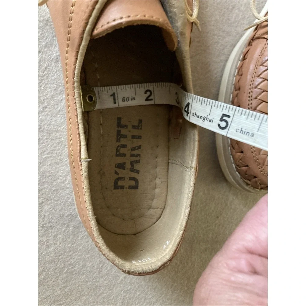 D'arte Artisanal Huarache‎ Hand Made Leather Shoe Sz 9 Lace Up Sandal Lofer